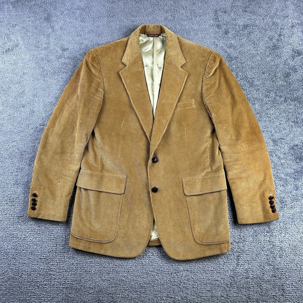 Vintage Cricketeer Tan Corduroy Blazer Sport Coat Rich's Store for Men Tan 40R